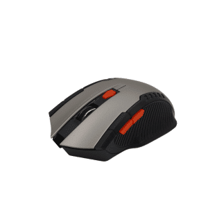 Draadloze muis met 6 knoppen grijs-zwart