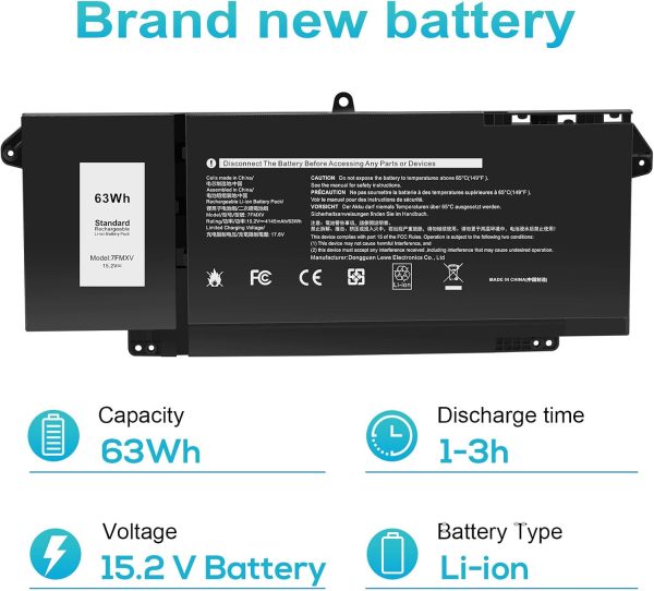 Dell Latitude vervangende batterij