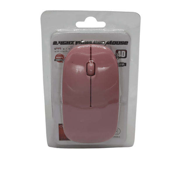 Draadloze muis roze