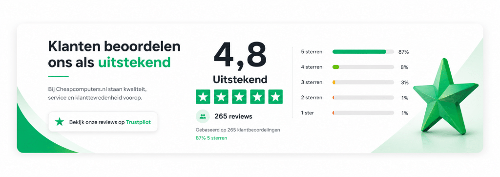 Trustpilot score 4.8